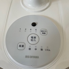 【美品】リモコン付き扇風機　アイリスオーヤマ(2025年製) の画像