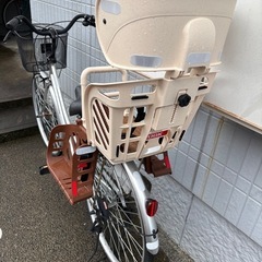 自転車　子供乗せセットの画像