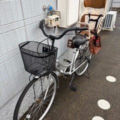 自転車　子供乗せセットの画像