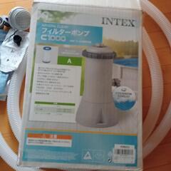 インテックス　プール用　フィルターポンプの画像