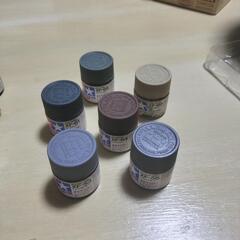 タミヤカラーアクリル塗料23ml 22色+10ml6色+新品未使用筆5本セットの画像