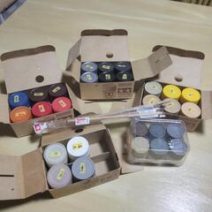 タミヤカラーアクリル塗料23ml 22色+10ml6色+新品未使用筆5本セットの画像