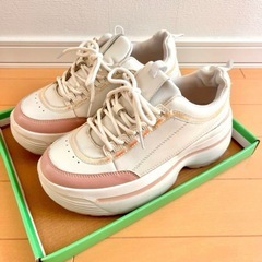 ジュニア 厚底スニーカー size S(22~23cm)の画像