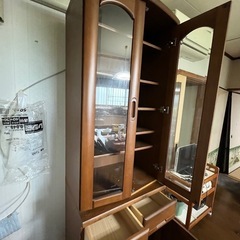 食器棚中古62cm幅の画像