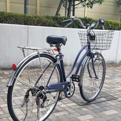 🔰自転車6速シマノCasuly前カゴ付きの画像