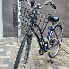 🔰自転車6速シマノCasuly前カゴ付きの画像