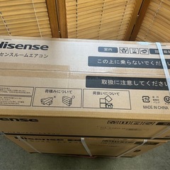 ハイセンス　ルームエアコン　HA-S28G-W 2024年モデル 保管品　おもに10畳用　の画像
