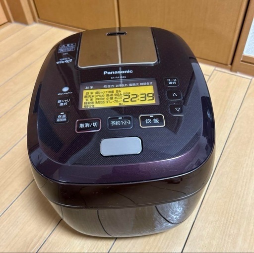 Panasonic SR-PA10E6炊飯器 パープル可変圧力IH　2018年製 Panasonic SR-PA10E6炊飯器 パープル可変圧力IH2018年製 (中古店