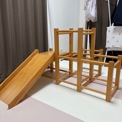 木製アスレチックの画像