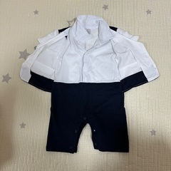 フォーマル ロンパース 90cm パイロット風 船長風の画像