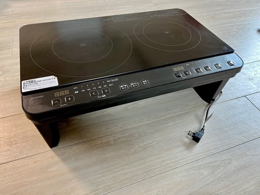 IHコンロ　2口クッキングヒーター