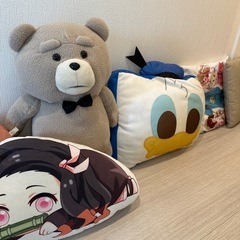 クッション、ぬいぐるみの画像