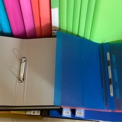 中古クリアファイルいっぱいの画像