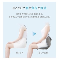 【美品】Style 骨盤サポートチェア 猫背矯正の画像