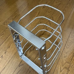 キッチン シンク下 フライパン、鍋ストッカー 収納の画像