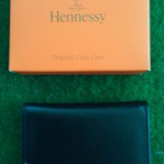 Hennessy レザー長財布＆小銭入れ ブラック　新品未使用　東京港区汐留新橋の画像