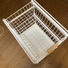 キッチン シンク下 収納カゴ 整理かご スライドラック コンロ下の画像