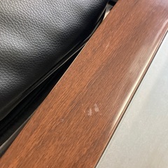 H2508-237 ガラス天板 ローテーブル 中古 キズ・汚れありの画像