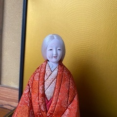 日本人形　高砂　ケース付きの画像