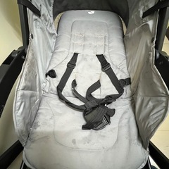 二人乗りベビーカー【専用レインカバー付き】※汚れありの画像