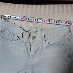 ジーンズLEVIS710SUPERSKINNY24薄型弾力③の画像