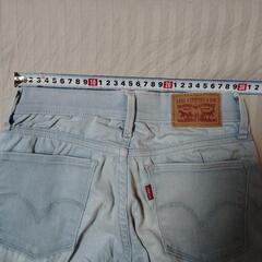 ジーンズLEVIS710SUPERSKINNY24薄型弾力③の画像