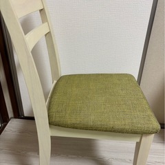 天然木　ダイニングチェア2脚セットの画像