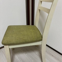 天然木　ダイニングチェア2脚セットの画像