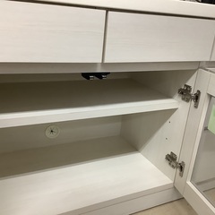 テレビ台 白 W130cm 管E250809AK (ベストバイ 静岡県袋井市)の画像