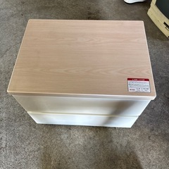 ２段衣装ケースの画像