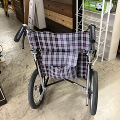 2508-239 日進 介助用車椅子 ブレーキ確認済 中古の画像