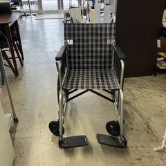 2508-239 日進 介助用車椅子 ブレーキ確認済 中古の画像