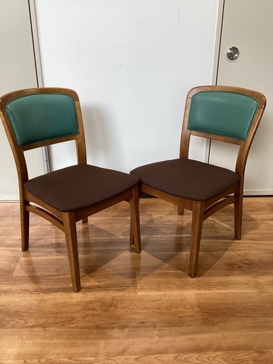 ダイニングチェア2脚セット【町田市再生家具】251382