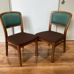ダイニングチェア2脚セット【町田市再生家具】251382の画像