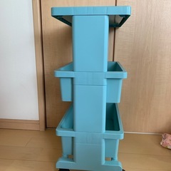 3段ワゴン🩵の画像
