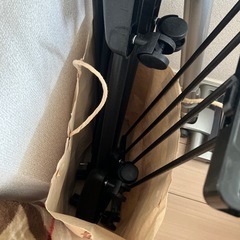 ハンガーラック（黒）の画像