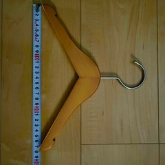 木製ハンガー子供用×8本の画像