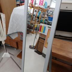【ドリーム尾浜店】スタンドミラー　SV　高さ(H)150×幅 (W)35× 奥行(D)35.5(cm)の画像