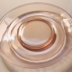 東洋ガラス　ガラス　ピンク　ティーカップAの画像