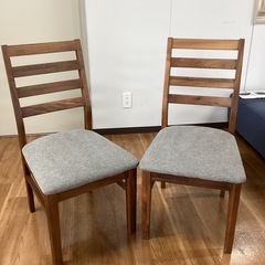 ダイニングチェア2脚セット【町田市再生家具】251384の画像