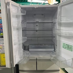 【3連休限定値下げ!79,980円→70,000円 8/11まで!】ジャングルジャングル貝塚店 505L冷蔵庫 日立 HITACHI R-F51M3 2018年製 自動製氷 中古 フレンチドア 中古 ファミリー冷蔵庫 白 ホワイト 中古 洗浄済み リサイクルショップ 貝塚市の画像