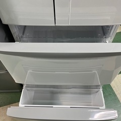 【3連休限定値下げ!79,980円→70,000円 8/11まで!】ジャングルジャングル貝塚店 505L冷蔵庫 日立 HITACHI R-F51M3 2018年製 自動製氷 中古 フレンチドア 中古 ファミリー冷蔵庫 白 ホワイト 中古 洗浄済み リサイクルショップ 貝塚市の画像
