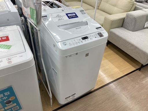 【トレファク イオンモール常滑店】縦型洗濯乾燥機 SHARP ES-T5ED6-KW 2018年製をご紹介！