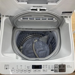 【トレファク イオンモール常滑店】縦型洗濯乾燥機 SHARP ES-T5ED6-KW 2018年製をご紹介！の画像