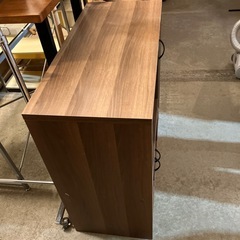 レンジボード　食器棚　キッチンボード　家具　茶色　ブラウン　インテリア　収納家具　収納棚【横88奥39.5高83】の画像