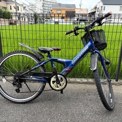 ブリヂストン　子供自転車　24インチ　スピードメーター付きの画像