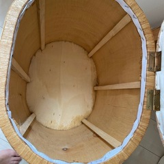 自然素材　かご　　モノ入れ　２つセットの画像