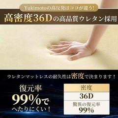 【新品未使用】折りたたみマットレス シングル 厚さ10cm マットレス 三つ折りマットレスの画像