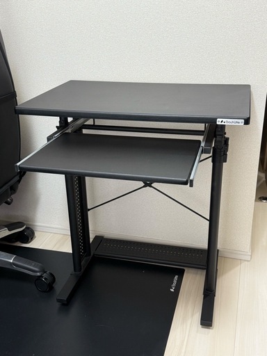 【Bauhutte（バウヒュッテ）昇降式スタンディングデスク オフィスデスク BHD-700／幅70×奥行45cm】