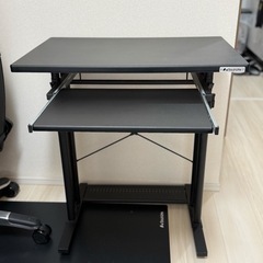 【Bauhutte（バウヒュッテ）昇降式スタンディングデスク オフィスデスク BHD-700／幅70×奥行45cm】の画像